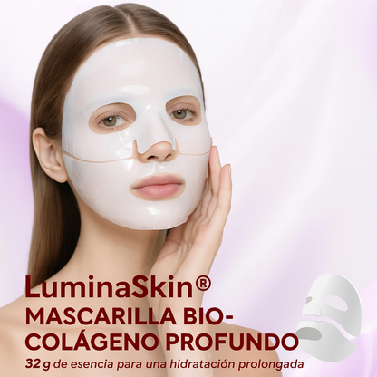 LuminaSkin® Mascarilla Bio-Colágeno– Caja de 4 unidades