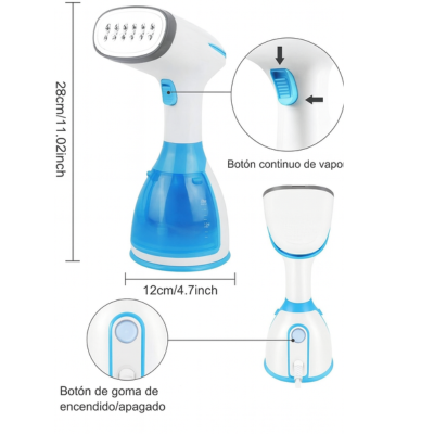 SteamPro® – Vaporizador Portátil 2 en 1 para Ropa